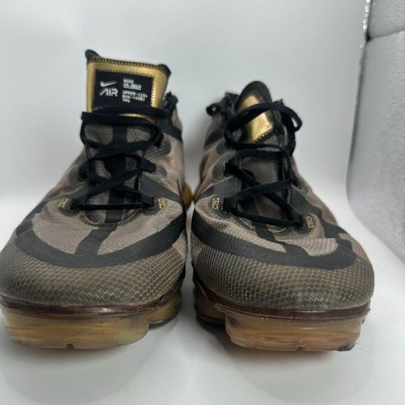Nike Air VaporMax 2019 Black Metallic Gold Shoes Mens Size 11 Running AR6631-002 main image 13